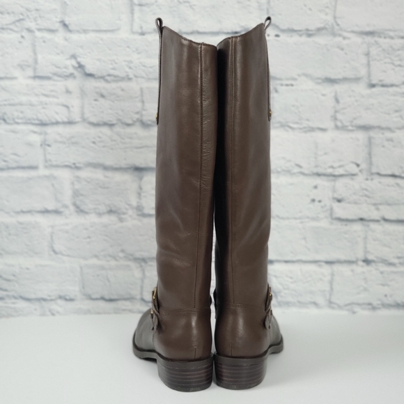 Franco Fortini Raya dark brown knee high boots - Picture 4 of 7